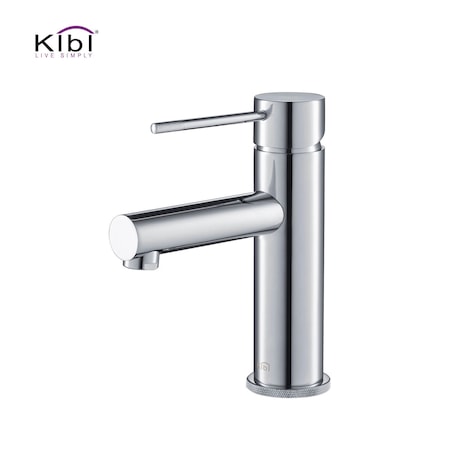 Circular X Single Handle Bathroom Vanity Sink Faucet